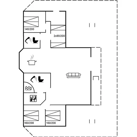 Guthmund - 1km From The Sea By Interhome Prázdninový dům